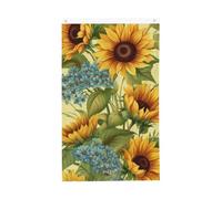 Drapeau vertical double face de 7,6 x 12,7 cm avec œillets - Ne se décolore pas - Drapeau de jardin - Tournesols - Toile de fond pour photo - Décoration intérieure et extérieure