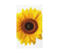Drapeau vertical double face de 7,6 x 12,7 cm avec œillets - Ne se décolore pas - Drapeau de jardin tournesol isolé - Toile de fond pour photo pour décoration intérieure et extérieure