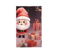 Drapeau vertical double face de 7,6 x 12,7 cm avec œillets - Ne se décolore pas - Joli drapeau de Noël - Pour décoration intérieure et extérieure