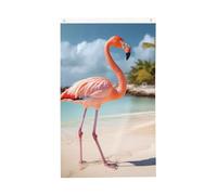 Drapeau vertical double face de 7,6 x 12,7 cm avec œillets - Ne se décolore pas - Pour jardin, plage, flamant rose, cour, toile de fond pour photo pour décoration intérieure et extérieure