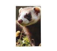 Drapeau vertical double face pour furet - 91 x 152 cm - Drapeau de jardin extérieur - Drapeau amusant - Bannière de fête - Décoration de la maison - Drapeaux de jardin à suspendre au mur