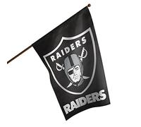 Drapeau vertical solide Las Vegas Raiders NFL