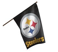 Drapeau vertical uni Pittsburgh Steelers NFL