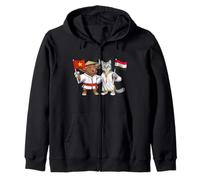 Drapeau Vietnam Égypte Racines vietnamiennes Fier égyptien Sweat à Capuche