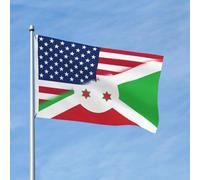 Drapeau Vintage Burundi Burundi Amérique Bannières Double Face Éclatantes Drapeau De Jardin Pour Fêtes Dortoirs Toutes Les Saisons 152X90Cm