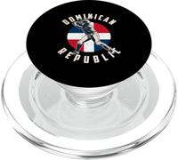 Drapeau Vintage de la République Dominicaine pour Batteur de Baseball PopSockets PopGrip pour MagSafe