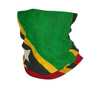 Drapeau Vintage De Saint-Kitts-Et-Nevis Cache-Col Élastique Cache-Cou Multifonctionnel Protection du Visage pour Vélo Femme Moto 26X30CM