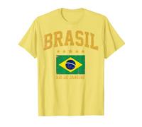 Drapeau Vintage du Brésil Rio de Janeiro T-Shirt