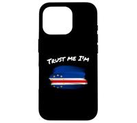 Drapeau Vintage du Cap-Verdien, Inscription « Trust Me I'm Cape Verdian » Coque pour iPhone 16 Pro