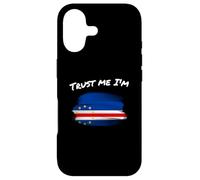 Drapeau Vintage du Cap-Verdien, Inscription « Trust Me I'm Cape Verdian » Coque pour iPhone 17