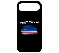 Drapeau Vintage du Cap-Verdien, Inscription « Trust Me I'm Cape Verdian » Coque pour iPhone Air