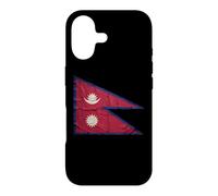 Drapeau Vintage du Népal Vieilli Proud Patriot Coque pour iPhone 17