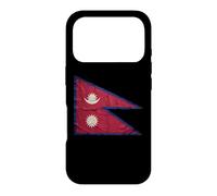 Drapeau Vintage du Népal Vieilli Proud Patriot Coque pour iPhone 17 Pro