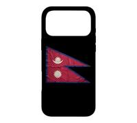 Drapeau Vintage du Népal Vieilli Proud Patriot Coque pour iPhone 17 Pro Max