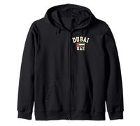 Drapeau vintage Dubaï Emirats Arabes Unis Souvenir Rétro Graphique Sweat à Capuche