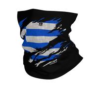 Drapeau Vintage Grec De Grèce Homme Femme Echarpe Tête Pirate Microfibre Bandana Anti-Solaire Décoration Faciale pour Course À Pied Ski Yoga