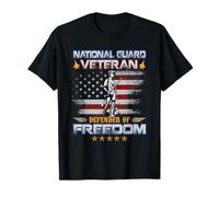 Drapeau Vintage Patriotique de la Garde Nationale des États-Unis pour Homme T-Shirt