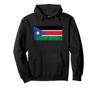 Drapeau Vintage Soudan du Sud rétro Sweat à Capuche