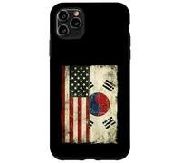 Drapeau Vintage USA et Corée du Sud Coque pour iPhone 11 Pro Max