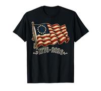 Drapeau Vintage USA Vieilli 250 Ans Anniversaire T-Shirt