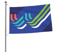 Drapeau Waterloo Iowa (2022) Bannière décorative D'Intérieur 3x5 FT | Durable Drapeau décoratif Imperméable Bannière de Cour pour Ferme Extérieure