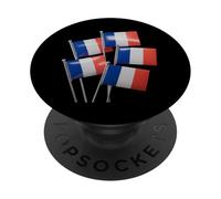 Drapeaux 3D France Love France I Love France Meme Drapeau français PopSockets PopGrip Adhésif