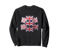 Drapeaux 3D UK Love UK I Love UK Meme UK Meme UK Flag Sweatshirt