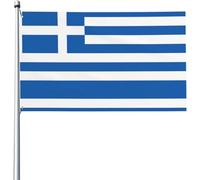 Drapeaux 90X150cm, Drapeau de la Grèce Personnalisé Drapeau Résistants aux Intempéries Bannière Extérieure pour Intérieur Extérieur Bar