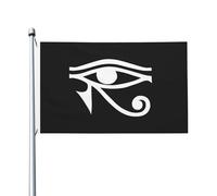 Drapeaux 90X150cm, Œil de Râ, dieu égyptien Décoratifs Drapeau avec œillets Bruant pour Bar manif Extérieur