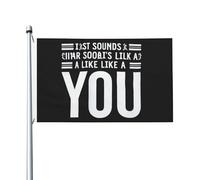 Drapeaux 90X150cm, J'ai perdu des sons comme la guitare Lilka de Sooai, un graphique comme Like Like A You Couleurs Vives Drapeau de Pirate Personnalisé Bruant pour Jardin Fête Balcon
