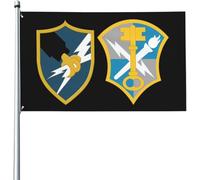 Drapeaux 90X150cm, Major E-9, vétéran du commandement de l'armée Résistant à la Décoloration Drapeau Pirate Résistants aux Intempéries Bruant pour Balcon Anniversaire Événements