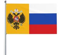 Drapeaux 90X150cm, Nouveau drapeau russe Personnalisé Drapeau Résistants aux Intempéries Bannière Extérieure pour Célébration Anniversaire Maison