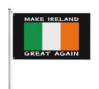 Drapeaux 90X150cm, Rendre à l'Irlande sa grandeur Personnalisée Drapeau avec œillets Bruant pour Anniversaire Événements manif