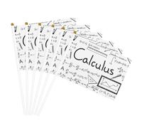 Drapeaux à main polyvalents avec motif géométrique mathématiques geek pour fête, défilé, célébration, vacances, mariage, décoration d'intérieur