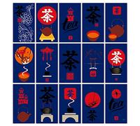 Drapeaux à suspendre - Bannières créatives pour décoration de magasin - 4,5 mètres de thé - 4,5 m de thé