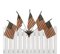 Drapeaux Américains Déco Patriotique Vintage en Cinq Pièces