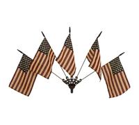 Drapeaux Américains Déco Patriotique Vintage en Cinq Pièces