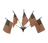 Drapeaux Américains Déco Patriotique Vintage en Cinq Pièces