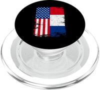 Drapeaux américains français Double citoyenneté États-Unis France PopSockets PopGrip pour MagSafe
