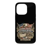 Drapeaux américains Patriot Blood Veteran Heart Est 1776 Veteran Eagle Coque pour iPhone 13 Pro