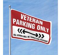 Drapeaux amusants pour anciens combattants de stationnement uniquement Drapeau amusant pour décoration de chambre (taille : 120 x 180 cm)