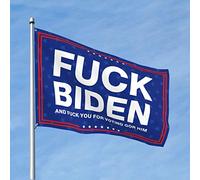 Drapeaux amusants pour dortoir f-k Biden Pool Stuff Home Bar Decor (30 x 45 cm)