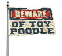 Drapeaux amusants pour dortoir - Méfiez-vous des jouets - Décoration amusante pour bar, décoration d'intérieur pour homme (120 x 180 cm)