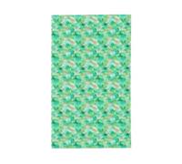 Drapeaux aquarelle vert pastel, 0,9 x 1,5 m, bannière de vœux avec œillets, décoration d'intérieur ou d'extérieur