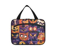 Drapeaux avec éléments d'Halloween à suspendre avec crochet, accessoires de créateur, kit de rasage, sacs pour homme et femme, must voyage, bolso de maquillaje para Mujer L
