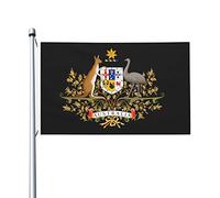 Drapeaux blason de l'Australie, drapeaux décoratifs d'extérieur 0,9 x 1,5 m 100% polyester drapeaux à l'extérieur du drapeau tous temps, la couleur est vive et facile à estomper, séchage rapide.