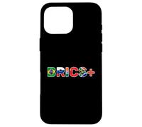 Drapeaux BRICS+ du Brésil, de la Russie, de l'Inde, de la Chine et de l'Afrique du Sud Coque pour iPhone 16 Pro Max