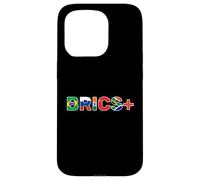 Drapeaux BRICS+ du Brésil, de la Russie, de l'Inde, de la Chine et de l'Afrique du Sud Coque pour iPhone 15 Pro