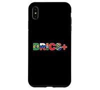 Drapeaux BRICS+ du Brésil, de la Russie, de l'Inde, de la Chine et de l'Afrique du Sud Coque pour iPhone XS Max