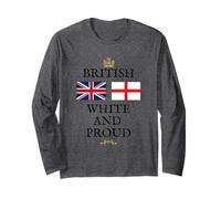 Drapeaux Britanniques et Fiers du Royaume-Uni Manche Longue